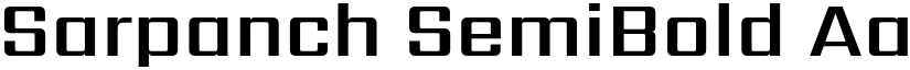 Sarpanch SemiBold font