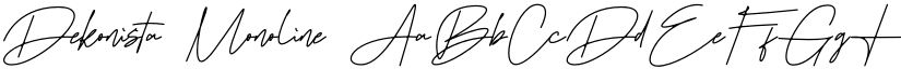 Dekonista Monoline font