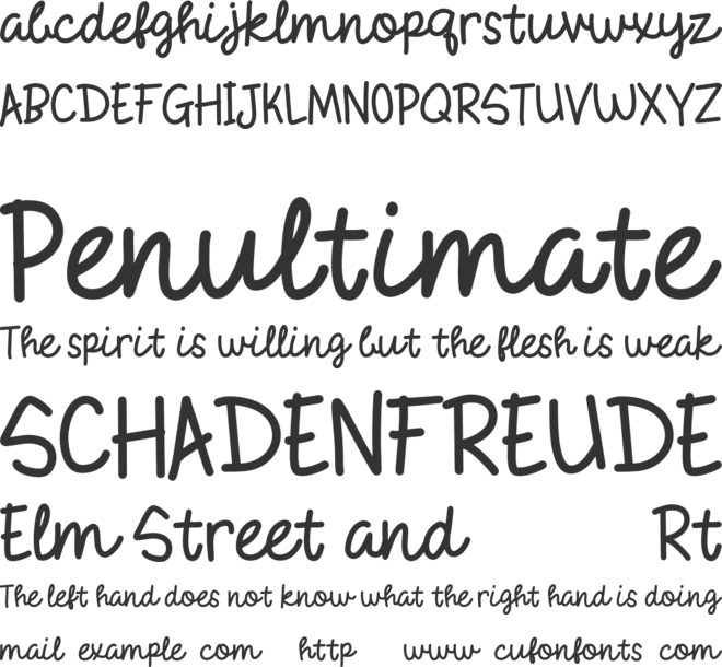 EchoLine PERSONAL USE font preview