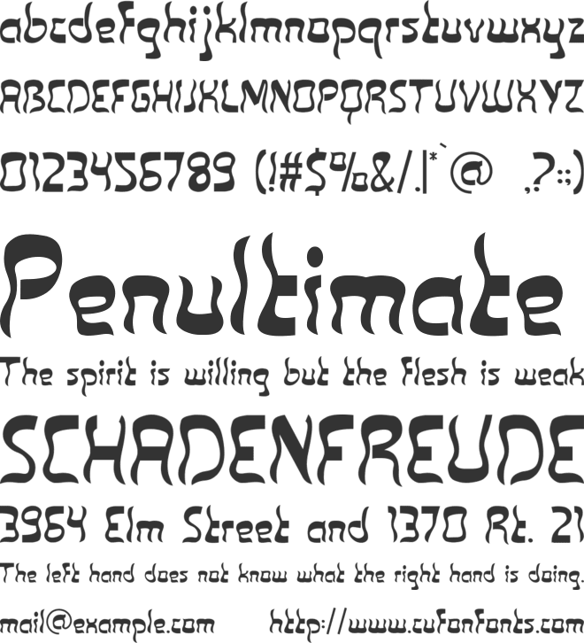 Funky Velvet font preview