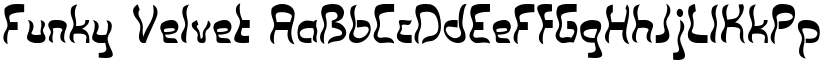 Funky Velvet font