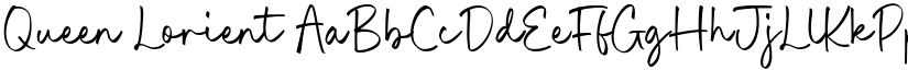 Queen Lorient font