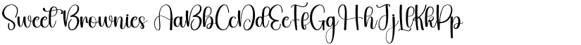 Sweet Brownies font