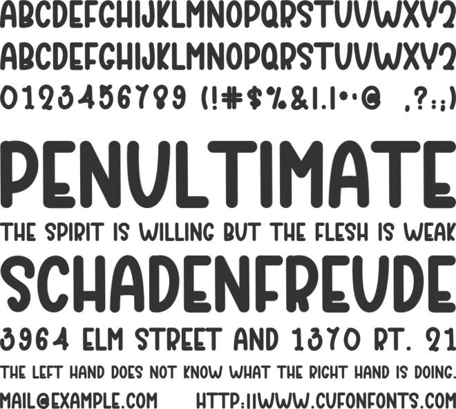 Winter Highland font preview