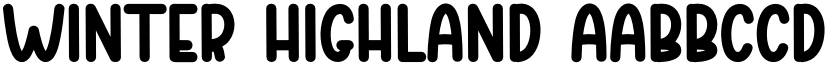 Winter Highland font