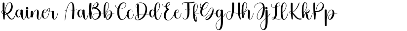 Rainer font