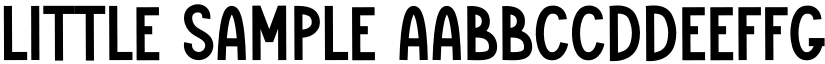 Little Sample font