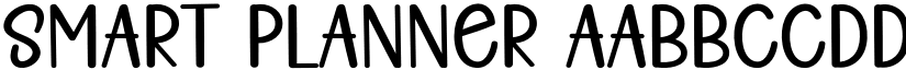 Smart Planner font