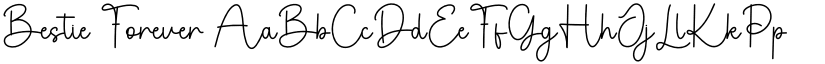 Bestie Forever font