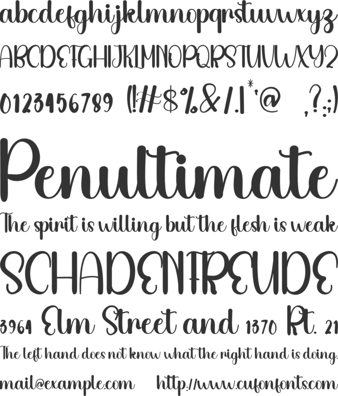 Everiday Sunday font preview