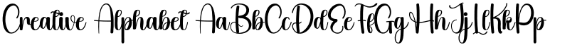 Creative Alphabet font