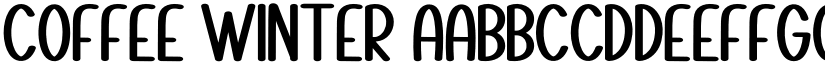 Coffee Winter font