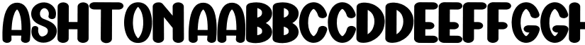Ashton font