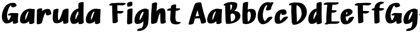 Garuda Fight font