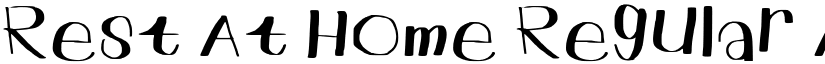 Rest At Home font download