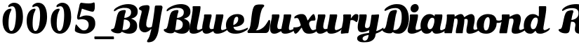 BYBlueLuxuryDiamond font download