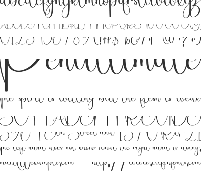 Farmhouse Handmade font preview
