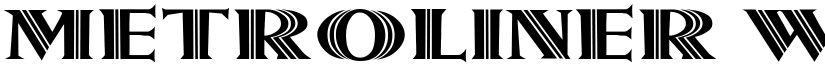 Metroliner Wd font download