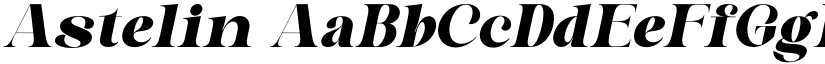 Astelin font