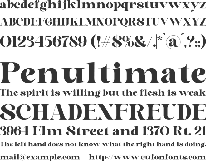 Astelin font preview