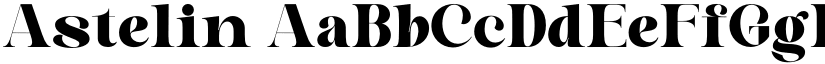 Astelin font