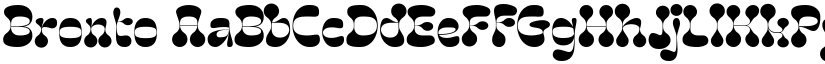 Bronto font