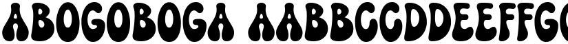 Abogoboga font