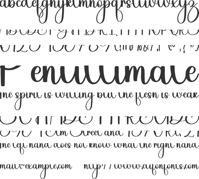 Halloween Signature font preview