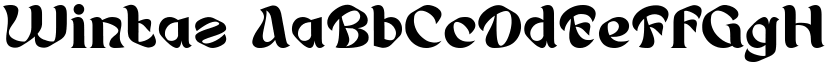 Wintaz font