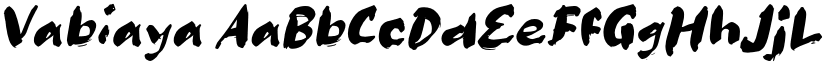 Vabiaya font