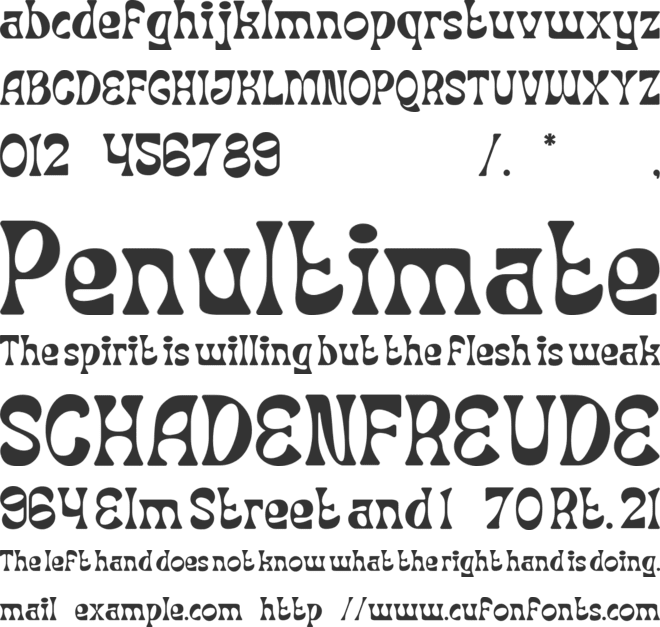 Hagoromo font preview