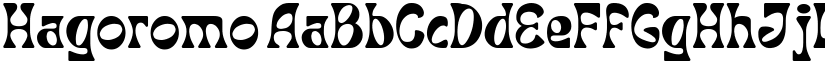 Hagoromo font