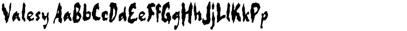 Valesy font