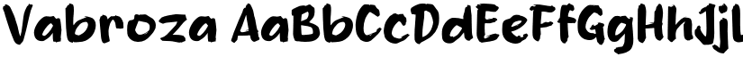 Vabroza font