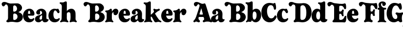 Beach Breaker font