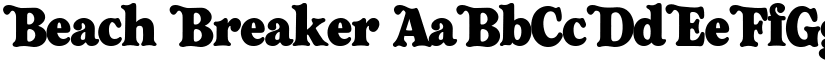 Beach Breaker font