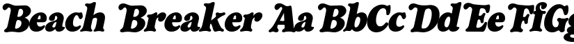 Beach Breaker font