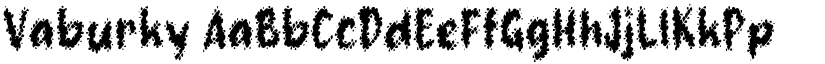 Vaburky font