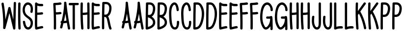 Wise Father font