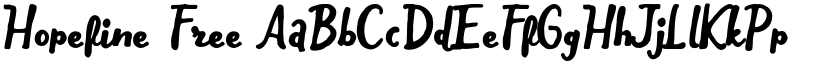 Hopefine Free font