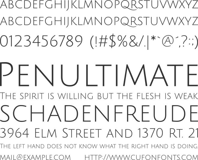 Julius Sans One font preview