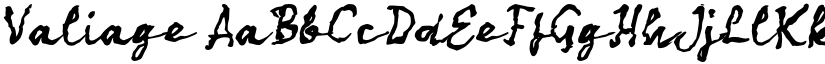 Valiage font