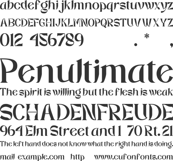 Tinky Winky font preview