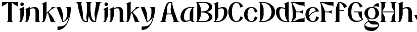 Tinky Winky font