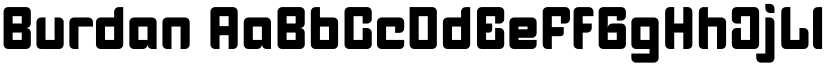 Burdan font