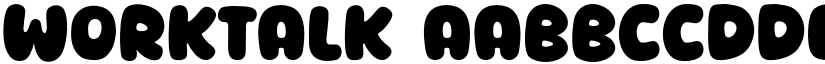 Worktalk font
