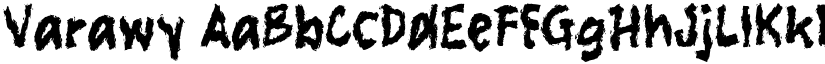 Varawy font