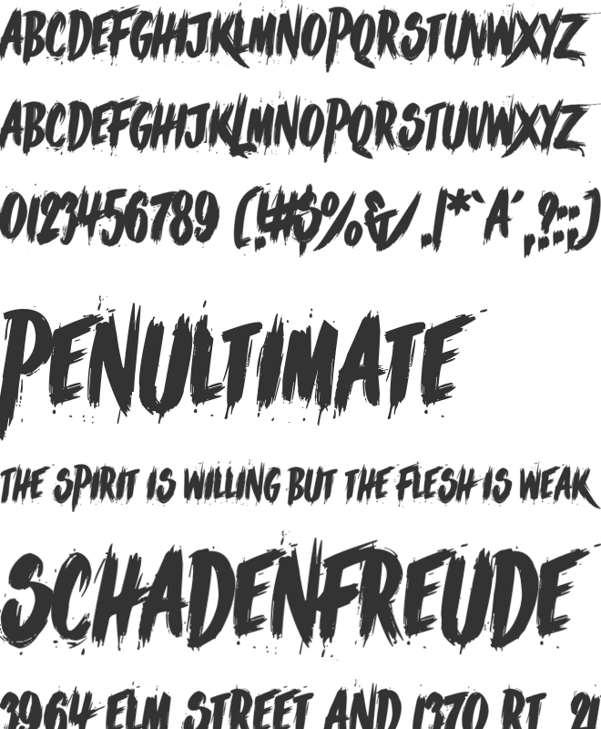 Spirit Fox font preview