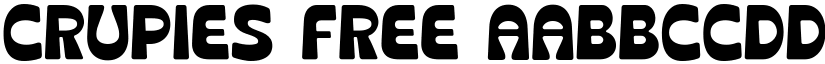 Crupies Free font