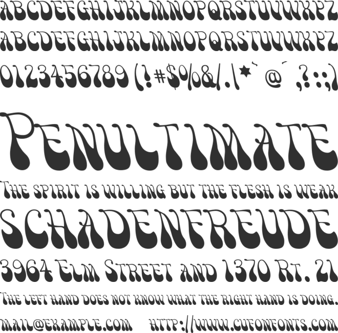 Victor Moscoso font preview